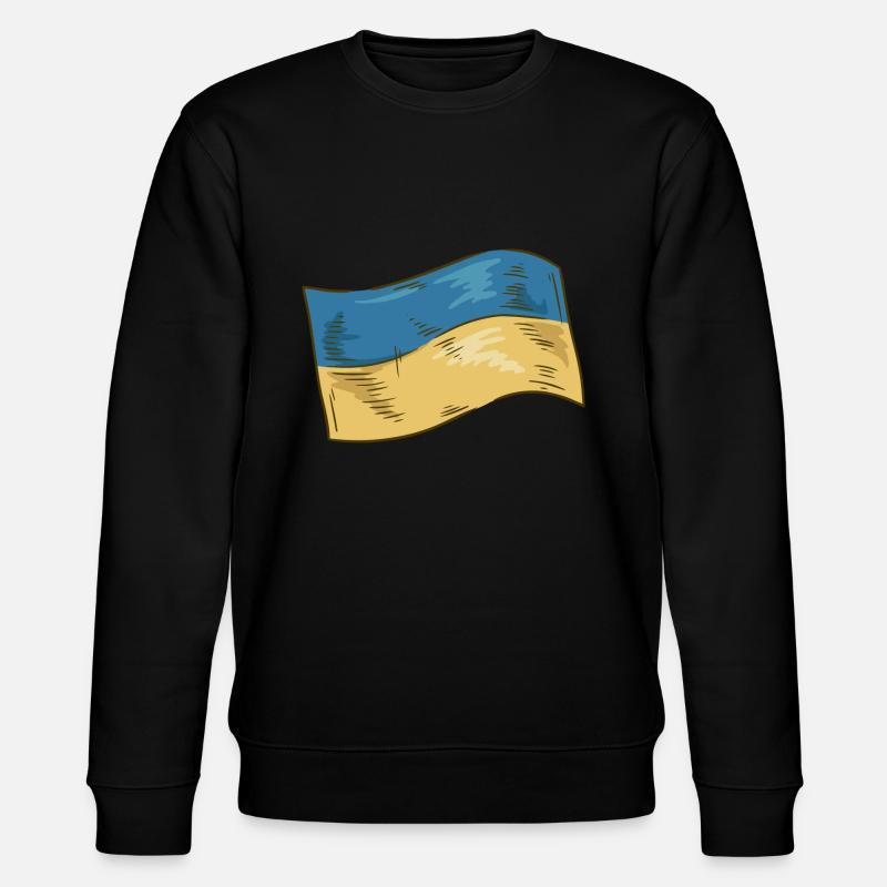 Drapeau de l’Ukraine - Sweat bio CHANGER Stanley/Stella Unisexe - noir