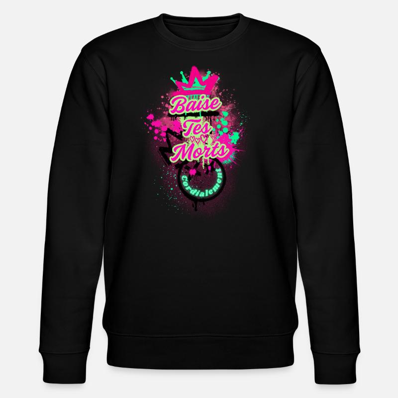 Baise tes Morts - Sweat bio CHANGER Stanley/Stella Unisexe - noir