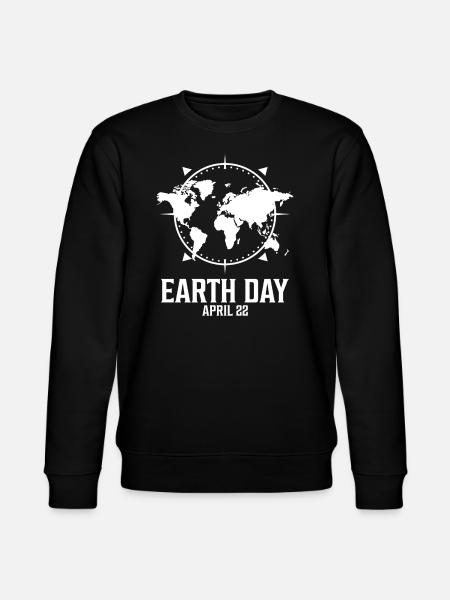 Earth Day April 22 - Stanley/Stella CHANGER Unisex Organic Sweatshirt - black