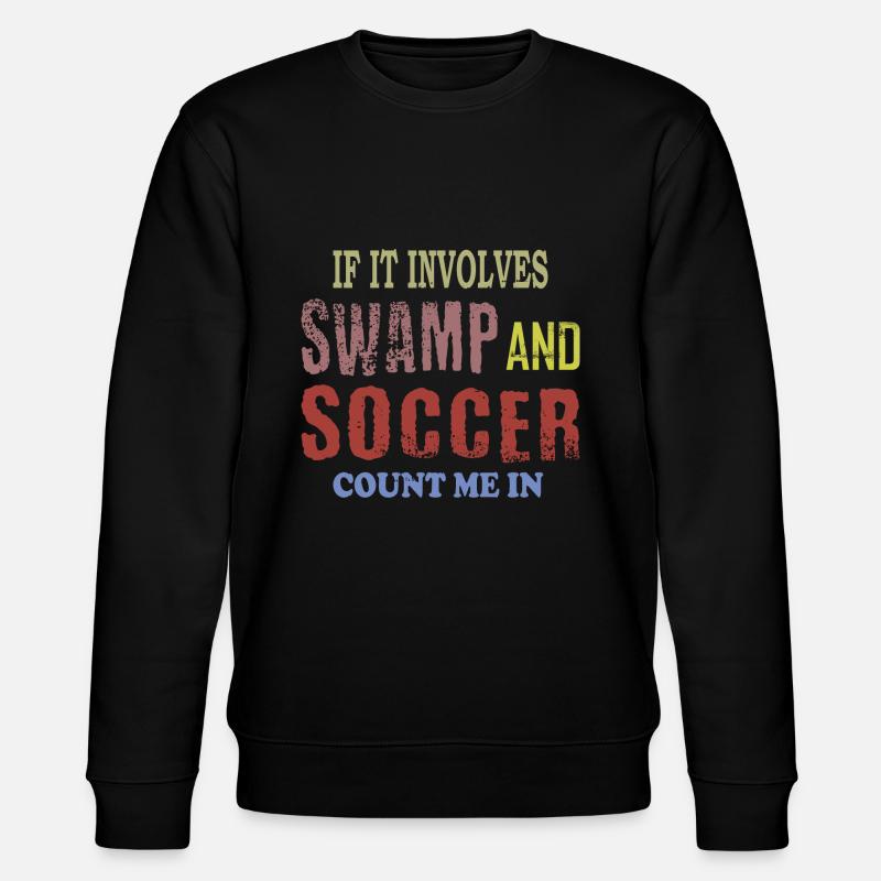Soccer des marais - Sweat bio CHANGER Stanley/Stella Unisexe - noir