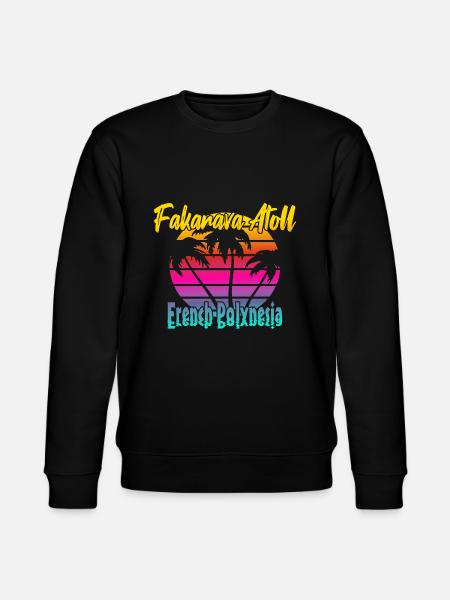 Fakarava Atoll - Stanley/Stella CHANGER Unisex Organic Sweatshirt - black
