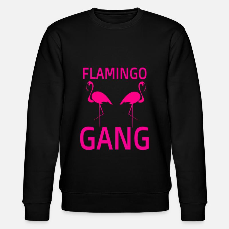 Flamingo Gang - Stanley/Stella Unisex Bio-Sweatshirt CHANGER  - Schwarz