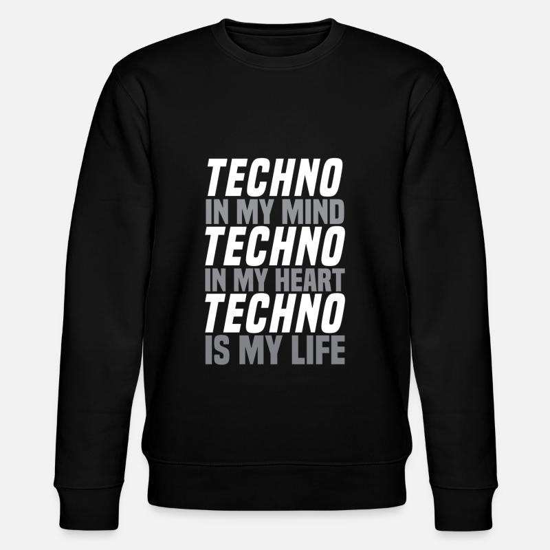 Techno - Sweat bio CHANGER Stanley/Stella Unisexe - noir