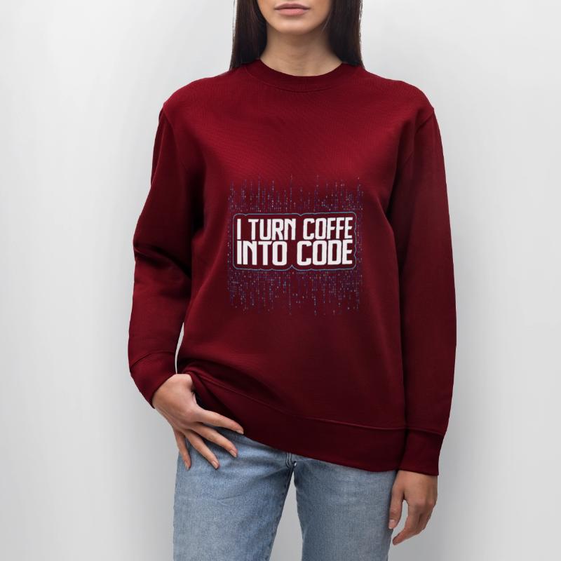 Funny Programmers Coding Coffee Gift Stanley/Stella CHANGER Unisex Organic Sweatshirt