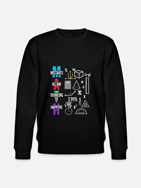 Mistakes Allow Thinking To Happen - Stanley/Stella CHANGER Unisex Organic Sweatshirt - black
