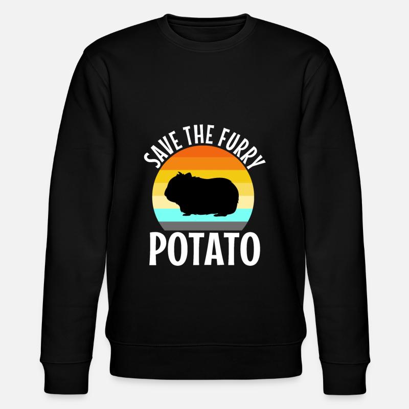 Save The Furry Potato - Sweat bio CHANGER Stanley/Stella Unisexe - noir