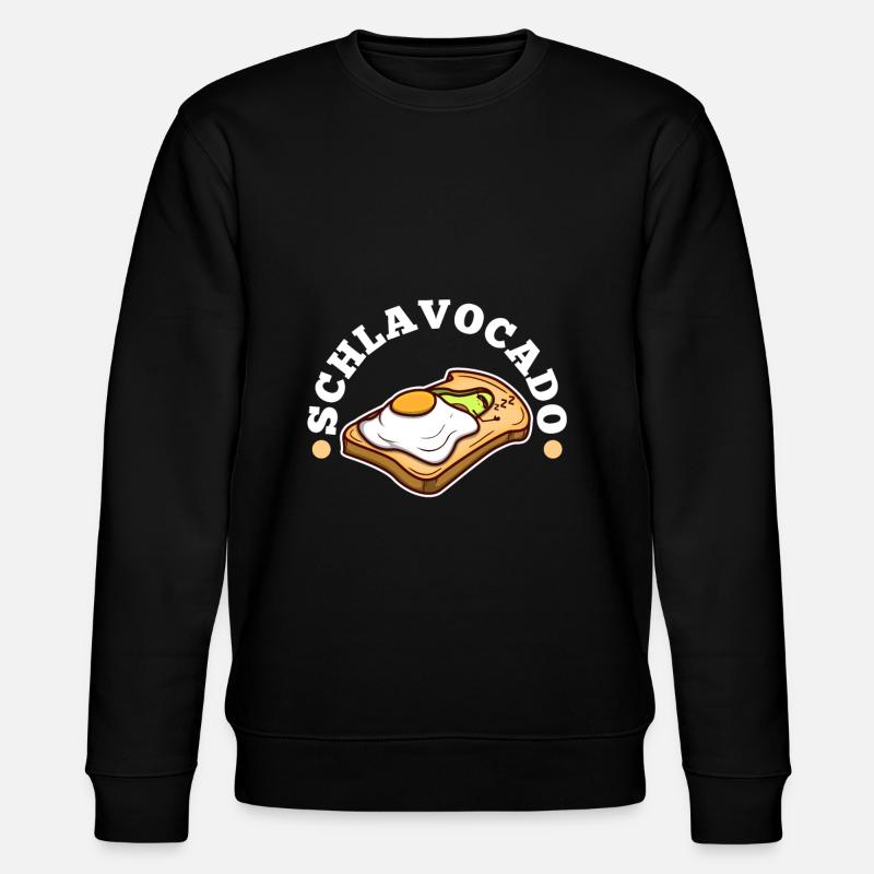 Schlavocado - Stanley/Stella Unisex Bio-Sweatshirt CHANGER  - Schwarz