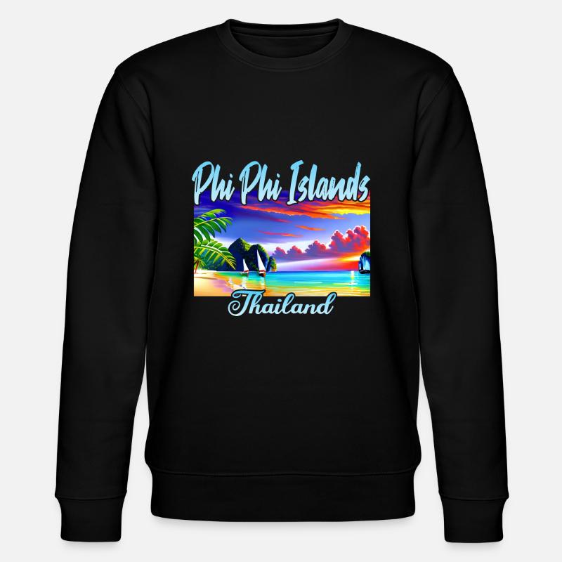 Phi Phi Island Thailand - Stanley/Stella Unisex Bio-Sweatshirt CHANGER - Schwarz