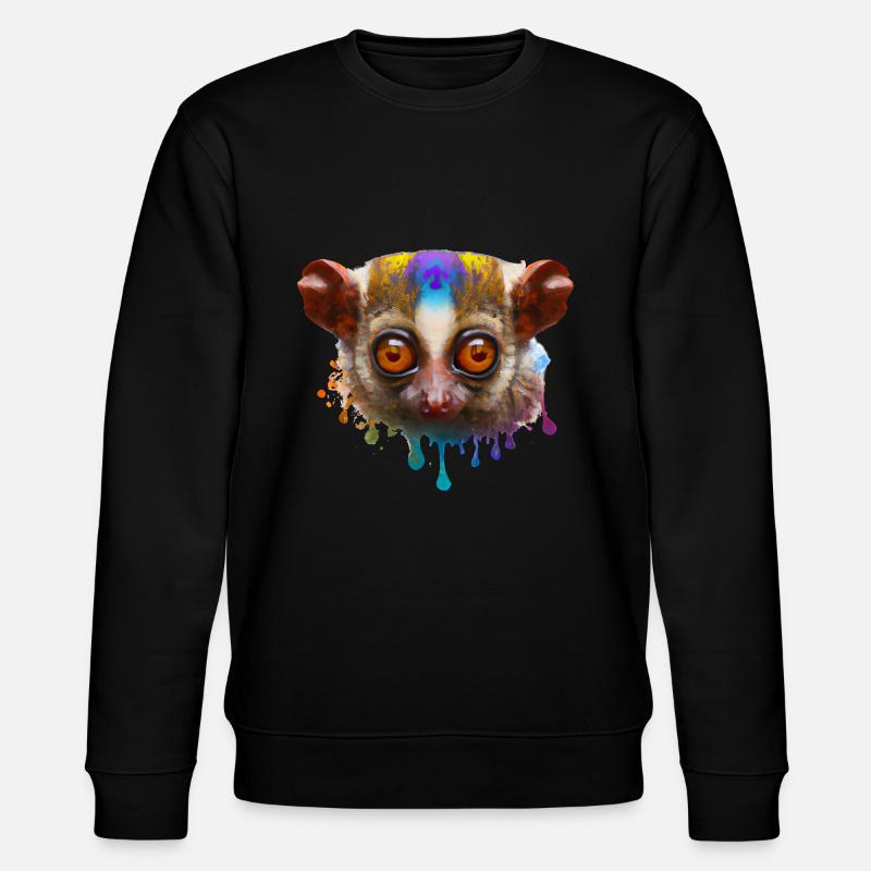 Tarsier Design - Stanley/Stella Unisex Bio-Sweatshirt CHANGER  - Schwarz
