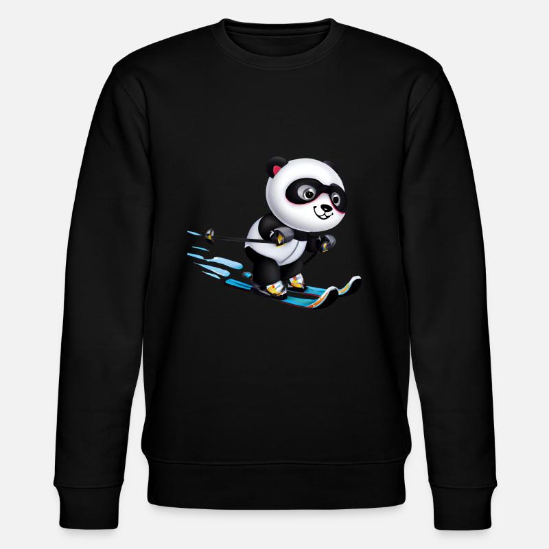 Ski Panda - Sweat bio CHANGER Stanley/Stella Unisexe - noir