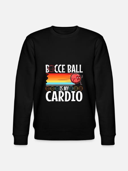 Bocce is my cardio - Stanley/Stella CHANGER Unisex Organic Sweatshirt - black