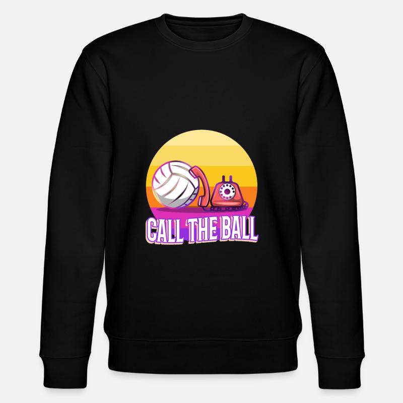 Appelez le ballon volleyball - Sweat bio CHANGER Stanley/Stella Unisexe - noir
