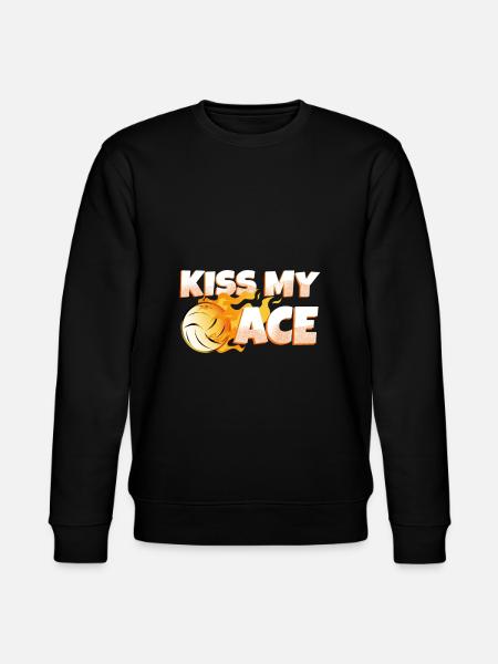 Kiss my ace volleyball - Stanley/Stella CHANGER Unisex Organic Sweatshirt - black