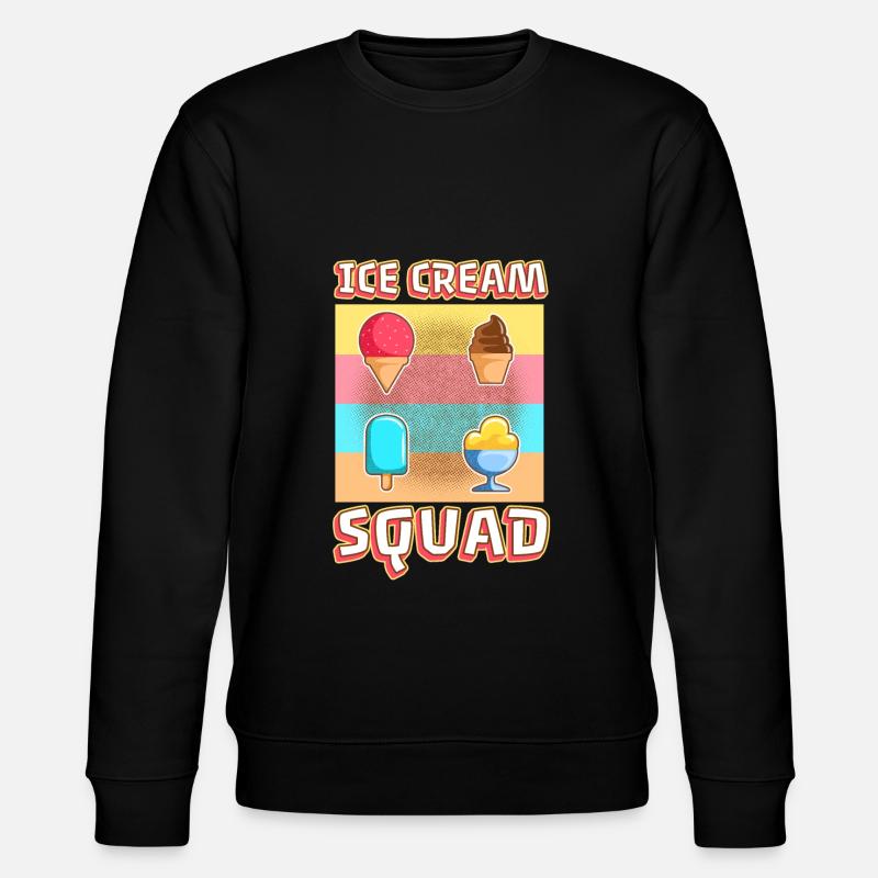 Ice cream squad - Stanley/Stella Unisex Bio-Sweatshirt CHANGER  - Schwarz