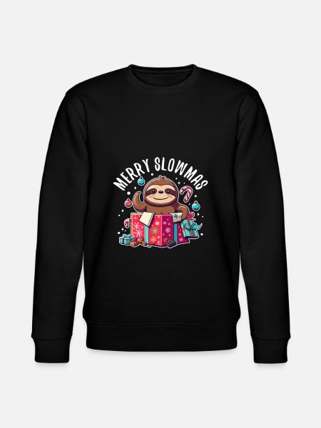 Happy lazy nights - Stanley/Stella CHANGER Unisex Organic Sweatshirt - black