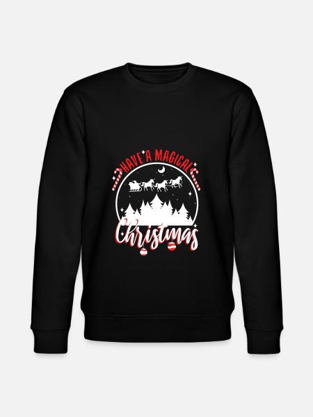 Have a magical christmas - Stanley/Stella CHANGER Unisex Organic Sweatshirt - black