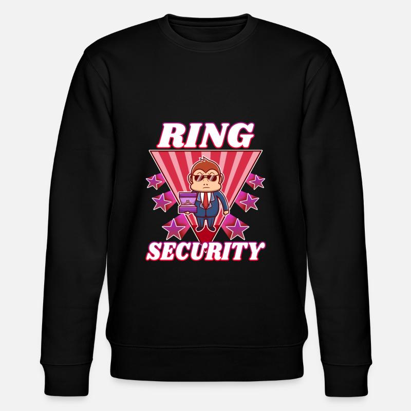 Ring Security Wedding - Stanley/Stella CHANGER Unisex Organic Sweatshirt - black