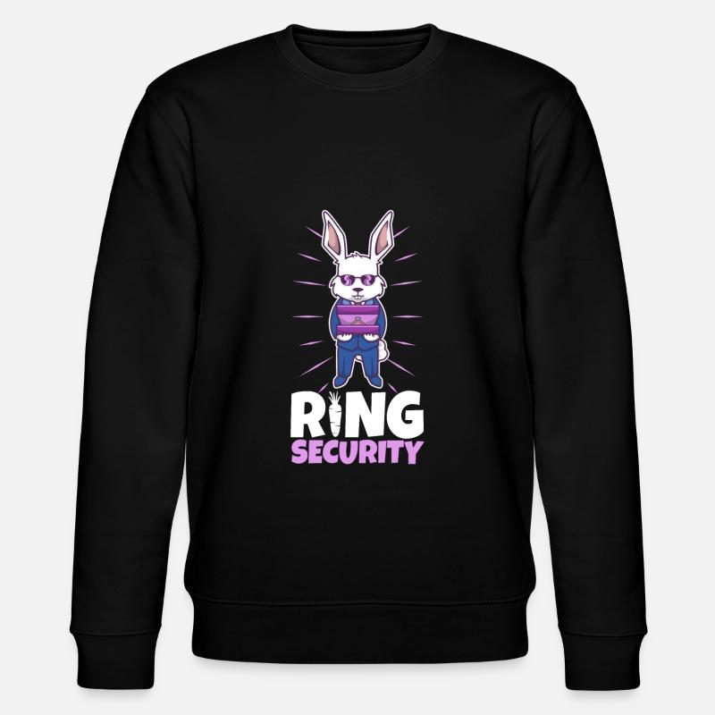Ring Security Wedding - Stanley/Stella CHANGER Unisex Organic Sweatshirt - black