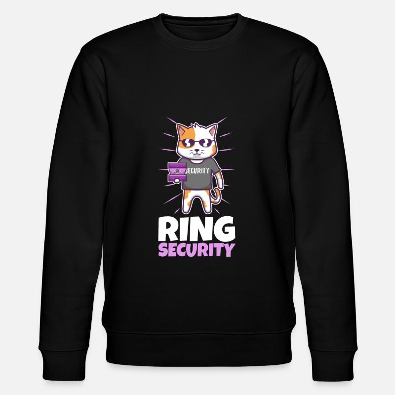 Ring Security Wedding - Stanley/Stella CHANGER Unisex Organic Sweatshirt - black