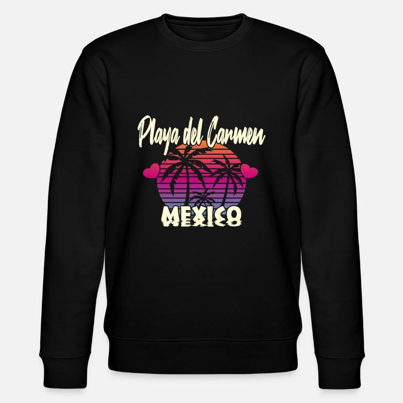 Playa del Carmen Mexique - Sweat bio CHANGER Stanley/Stella Unisexe - noir