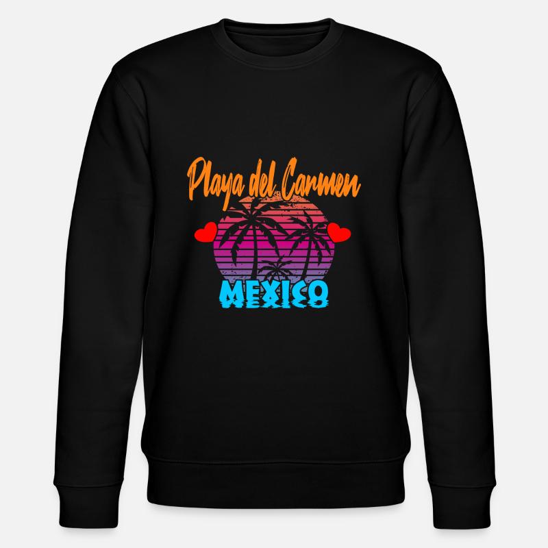 Playa Del Carmen Mexico - Stanley/Stella Unisex Bio-Sweatshirt CHANGER  - Schwarz