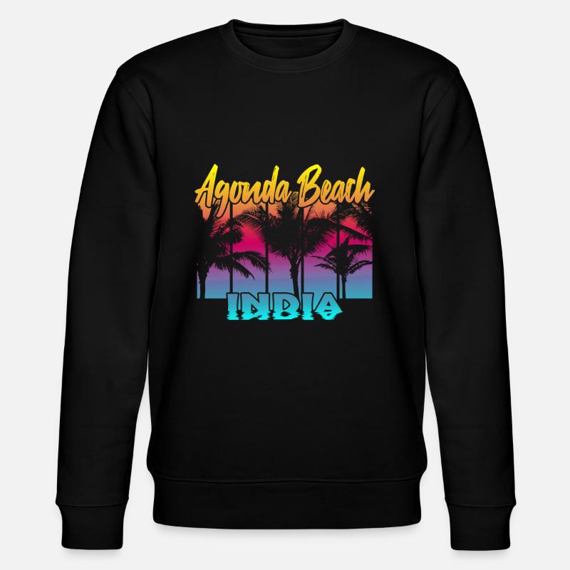 Agonda Beach India - Stanley/Stella Unisex Bio-Sweatshirt CHANGER  - Schwarz