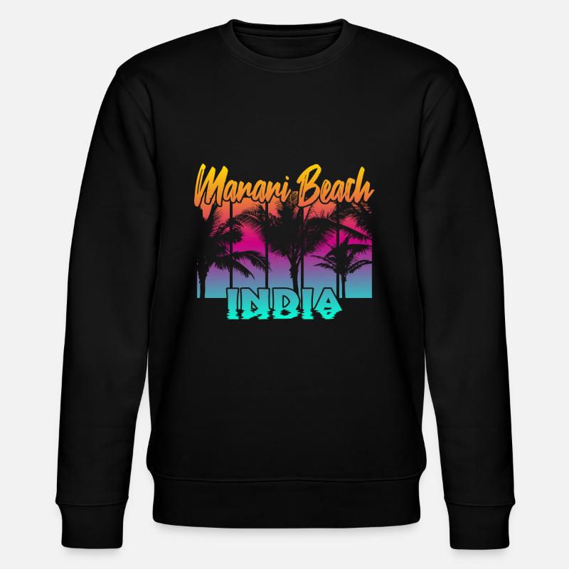 Marari Beach India - Stanley/Stella Unisex Bio-Sweatshirt CHANGER  - Schwarz