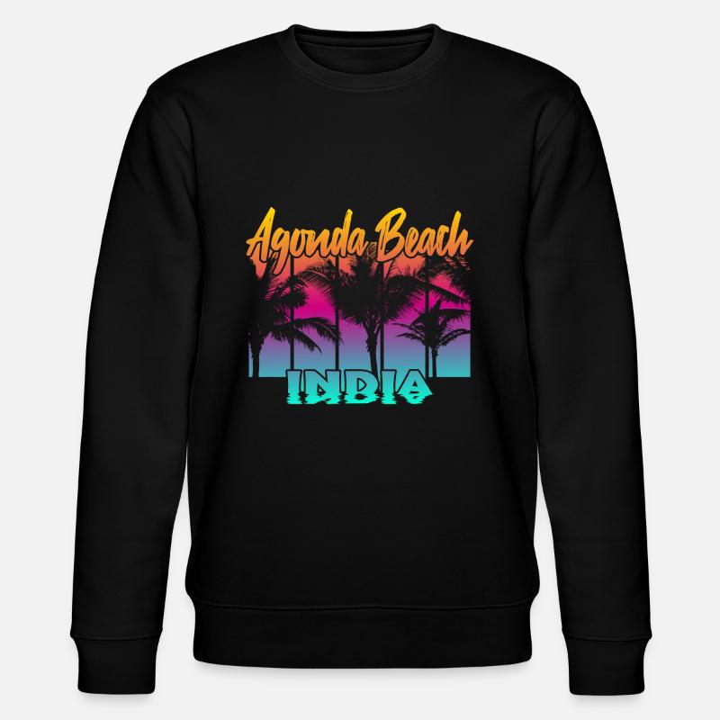 Agonda Beach India - Stanley/Stella Unisex Bio-Sweatshirt CHANGER  - Schwarz