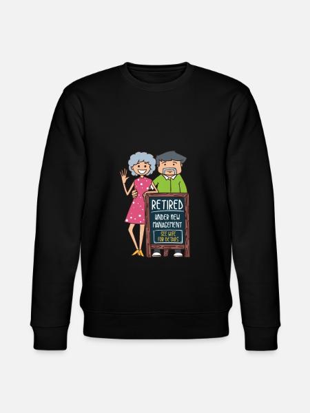 Pensionister under ny ledelse - Stanley/Stella økologisk unisex-sweatshirt CHANGER  - sort