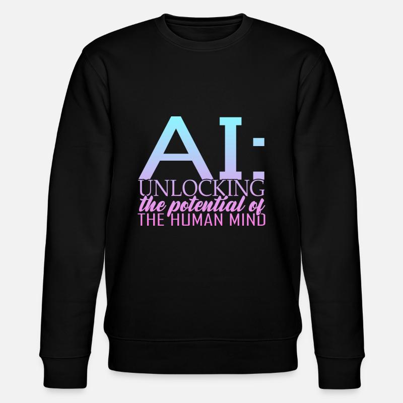 Künstliche Intelligenz Deep Learning - Stanley/Stella Unisex Bio-Sweatshirt CHANGER  - Schwarz