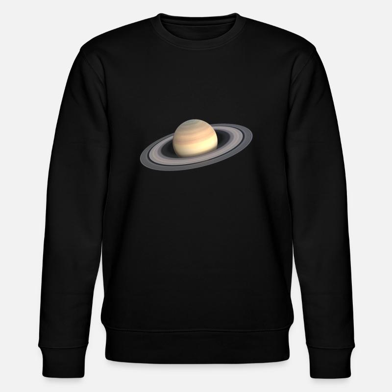 Saturn 3D - Stanley/Stella Unisex Bio-Sweatshirt CHANGER  - Schwarz