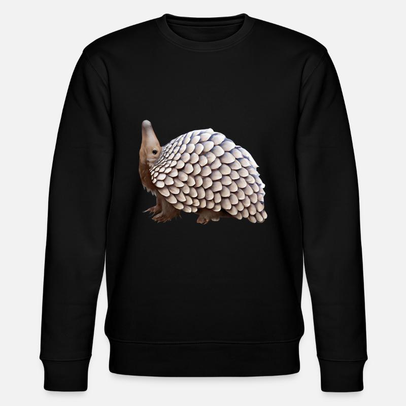 Conception de pangolin mignon - Sweat bio CHANGER Stanley/Stella Unisexe - noir
