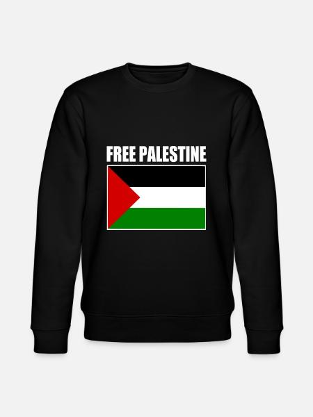 Free palestine - Stanley/Stella CHANGER Unisex Organic Sweatshirt - black