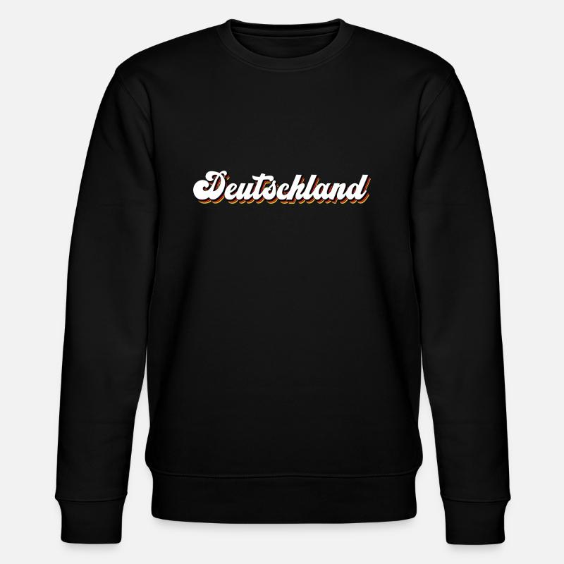 Deutschland - Stanley/Stella Unisex Bio-Sweatshirt CHANGER  - Schwarz