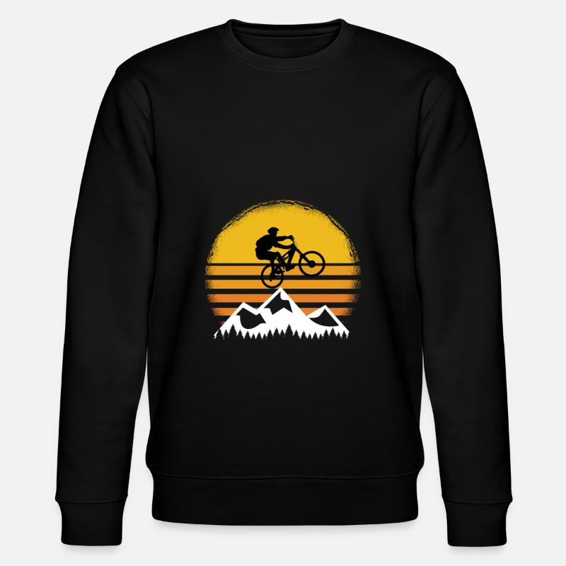 VTT mtb cadeau drôle - Sweat bio CHANGER Stanley/Stella Unisexe - noir