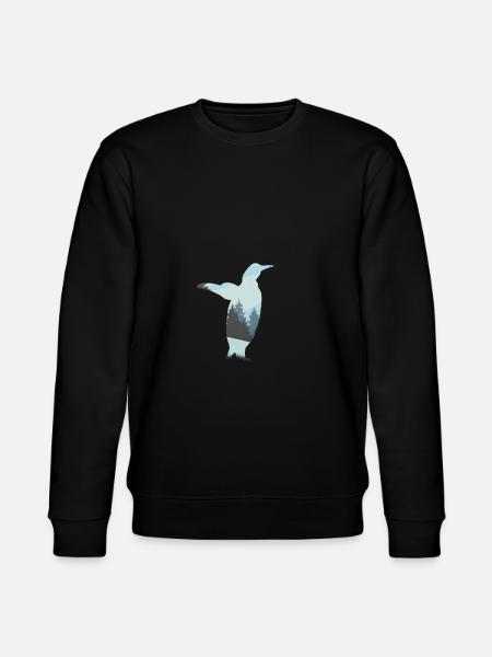 Pinguin Pinguine Südpol - Stanley/Stella Unisex Bio-Sweatshirt CHANGER  - Schwarz