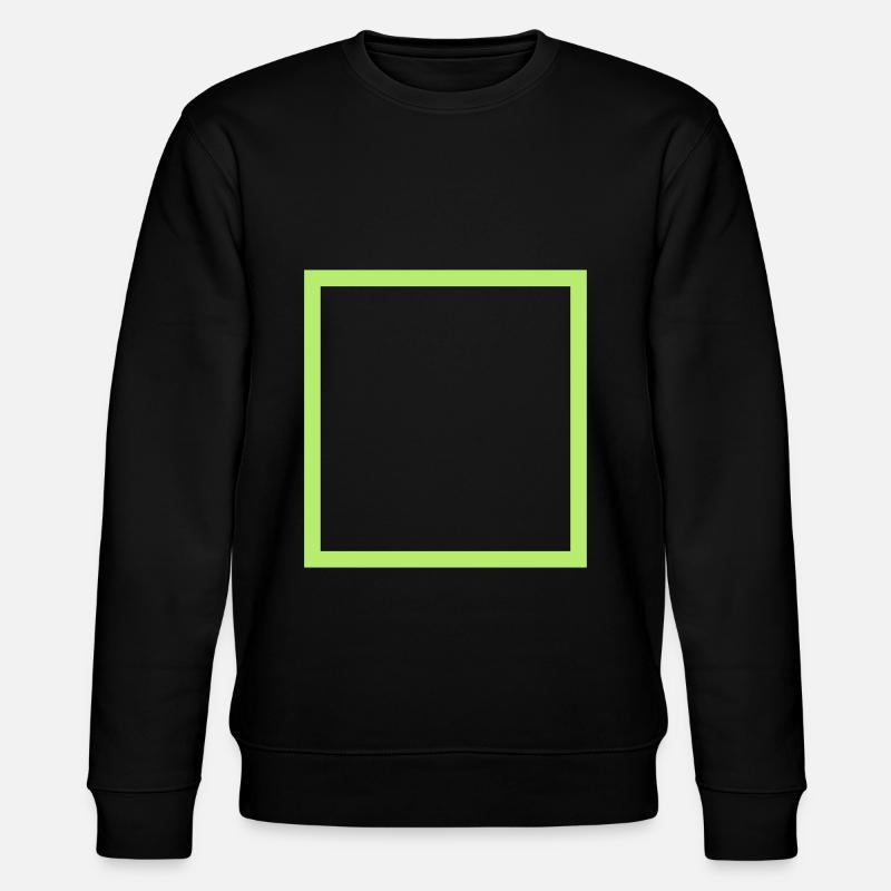 Square Square Pattern - Stanley/Stella CHANGER Unisex Organic Sweatshirt - black