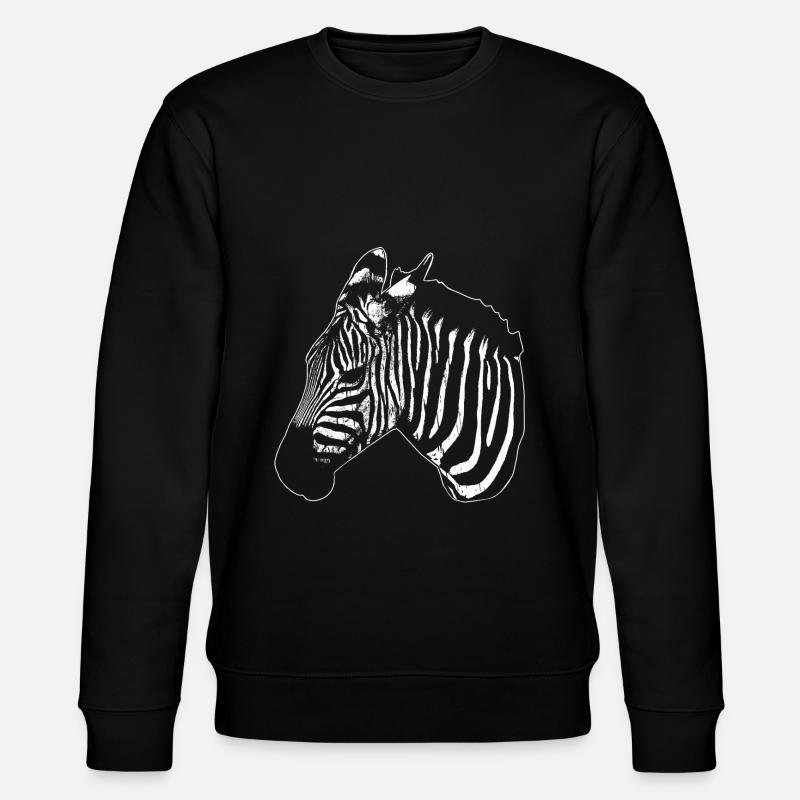 Zebra Silhouette - Sweat bio CHANGER Stanley/Stella Unisexe - noir