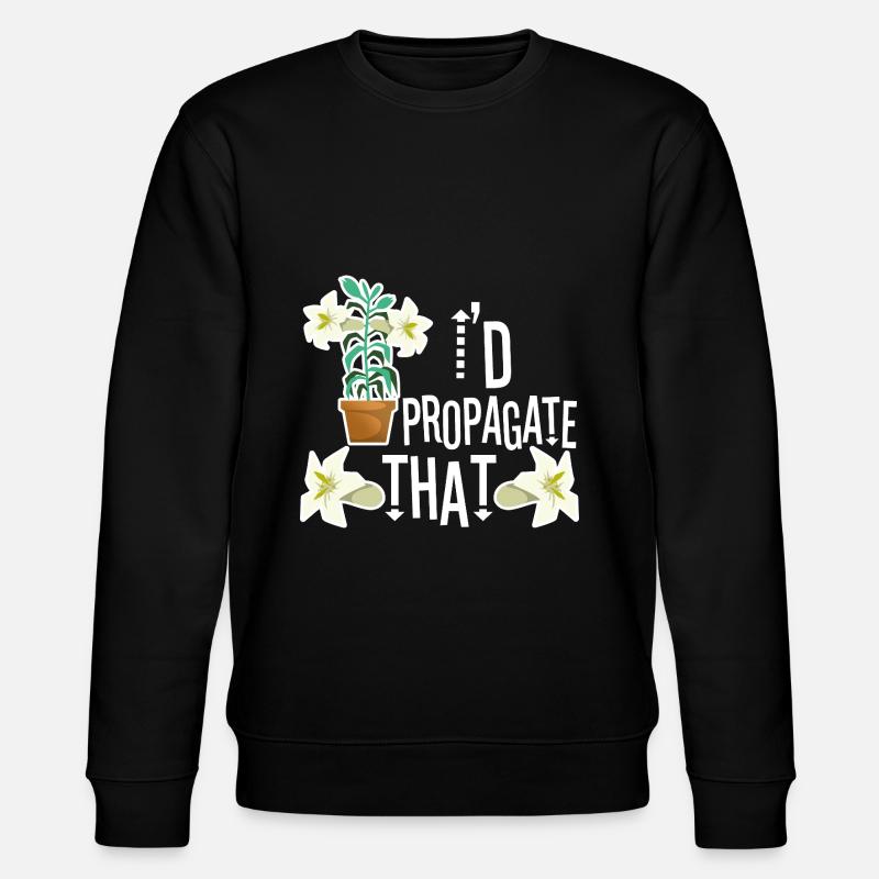 Monstera Mama - Stanley/Stella Unisex Bio-Sweatshirt CHANGER  - Schwarz