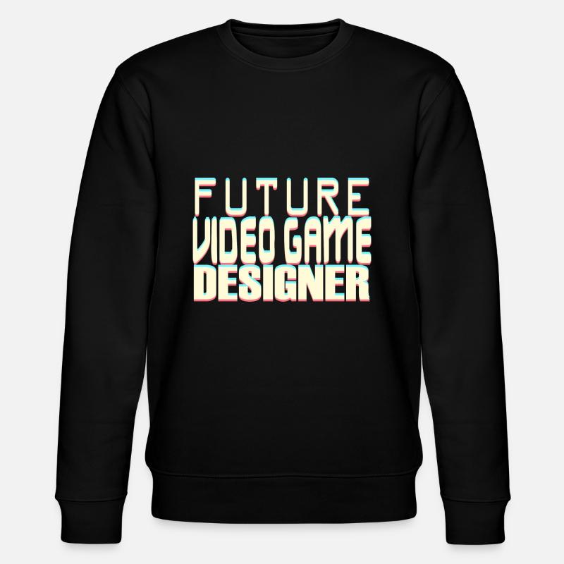 Future Video Game Designer - Stanley/Stella Unisex Bio-Sweatshirt CHANGER  - Schwarz