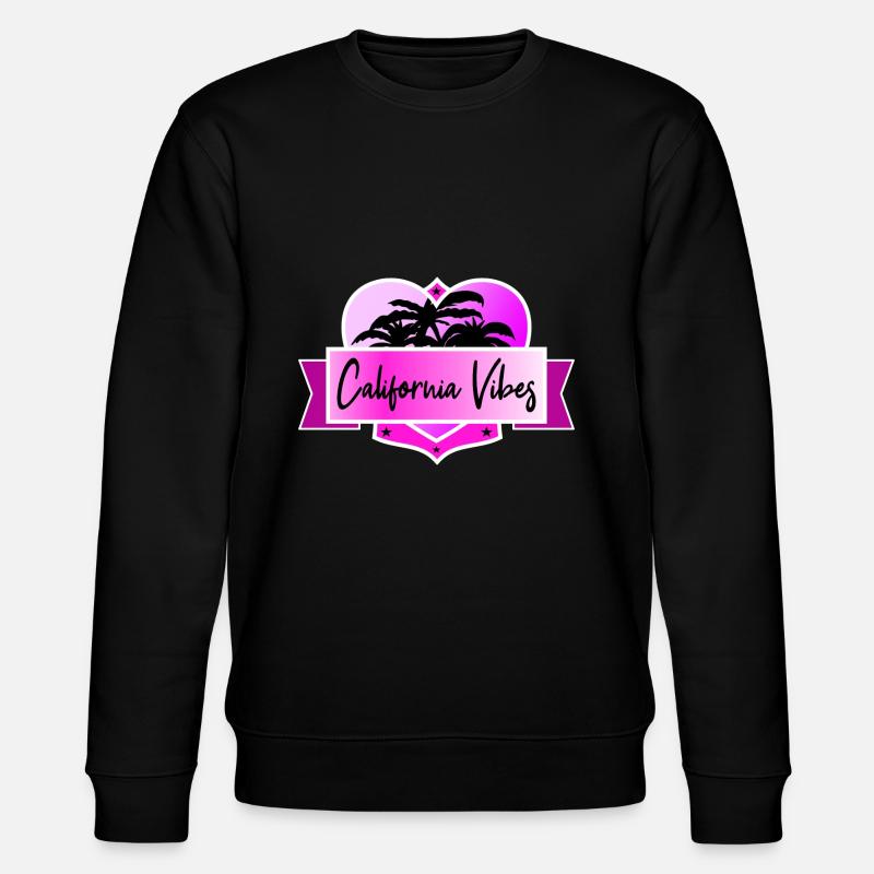 California Vibes - Stanley/Stella Unisex Bio-Sweatshirt CHANGER  - Schwarz