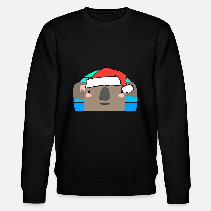 Koala de Noël - Sweat bio CHANGER Stanley/Stella Unisexe - noir