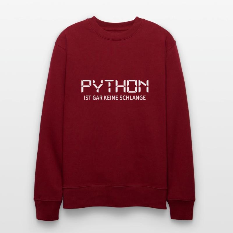 Nerd Python-Coder Server Download Programming Stanley/Stella CHANGER Unisex Organic Sweatshirt