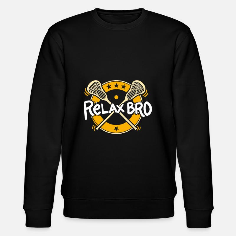Relax Bro - Stanley/Stella Unisex Bio-Sweatshirt CHANGER  - Schwarz