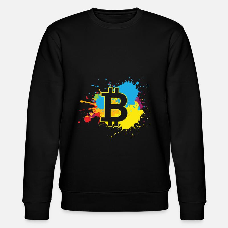 Bitcoin EauBTC Crypto Moon - Sweat bio CHANGER Stanley/Stella Unisexe - noir