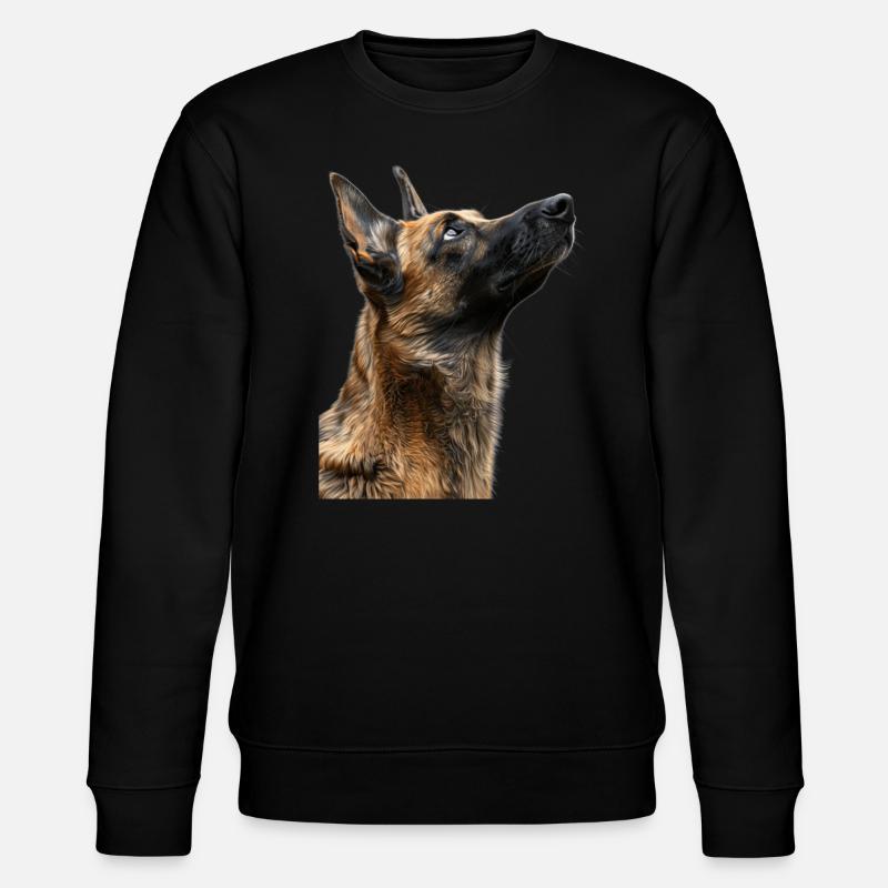 Malinois belge - Sweat bio CHANGER Stanley/Stella Unisexe - noir