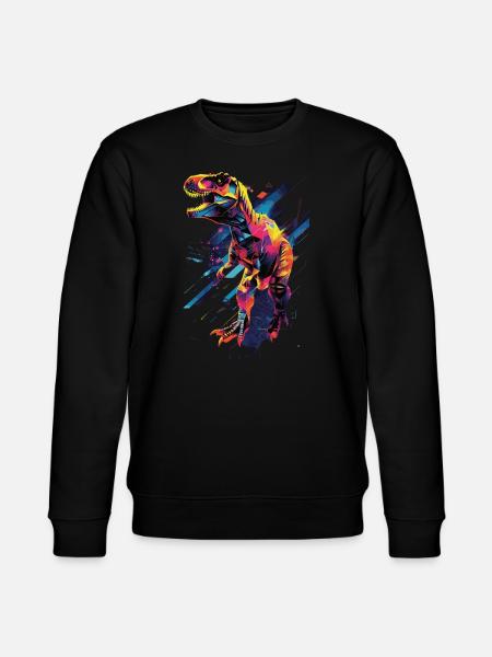 T-Rex - Stanley/Stella CHANGER Unisex Organic Sweatshirt - black