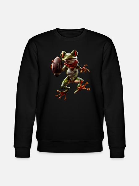 Frog - Stanley/Stella CHANGER Unisex Organic Sweatshirt - black
