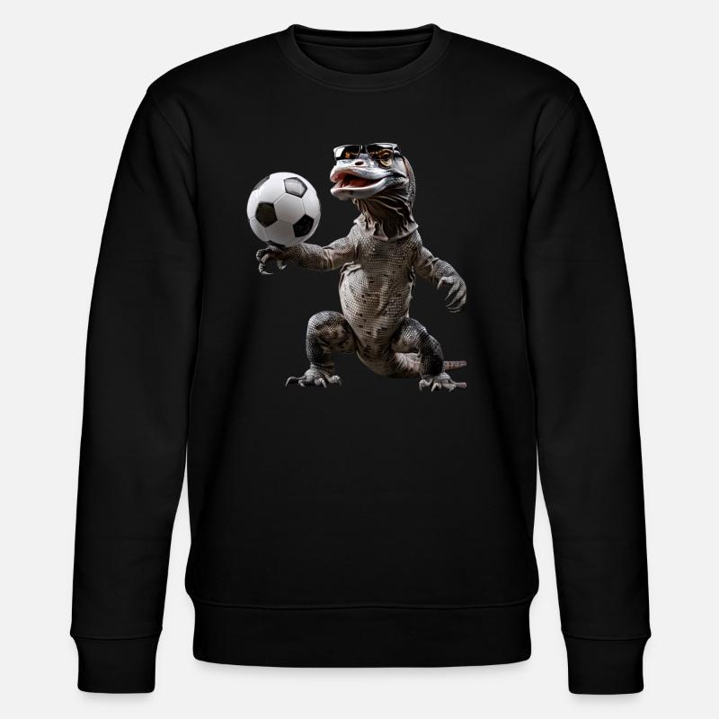 Komodowaran - Stanley/Stella Unisex Bio-Sweatshirt CHANGER  - Schwarz