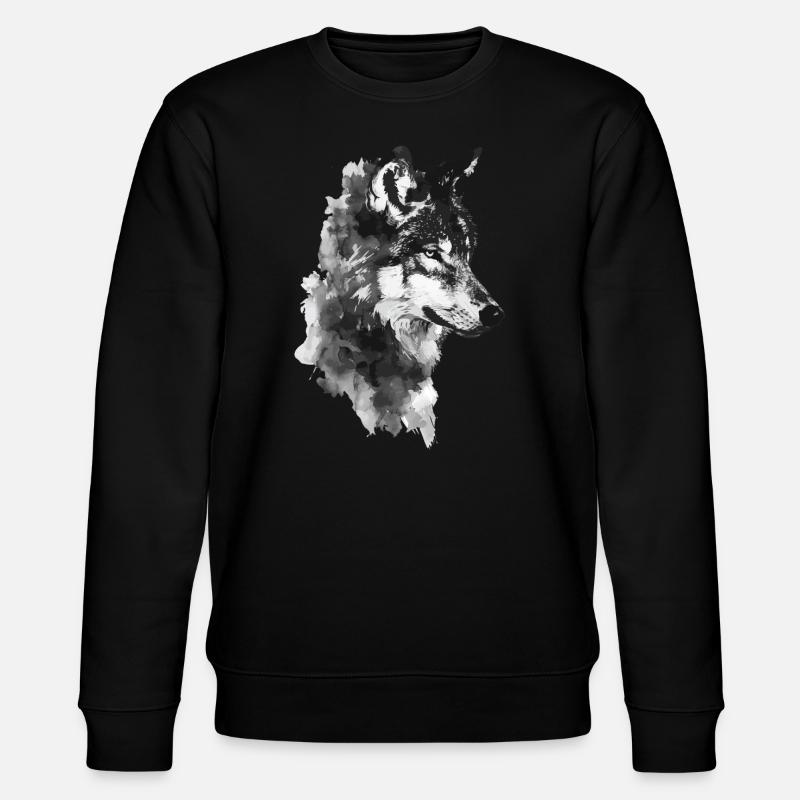 Loup - Sweat bio CHANGER Stanley/Stella Unisexe - noir
